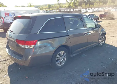 2014 Honda Odyssey Ex-L z USA, uszkodzony, nr VIN 5FNRL5H63EB056365